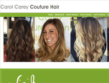 Tablet Screenshot of carolcareycouture.com